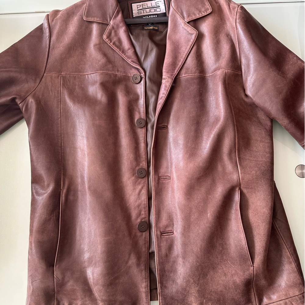 Vintage thinsulate heavyweight leather jacket